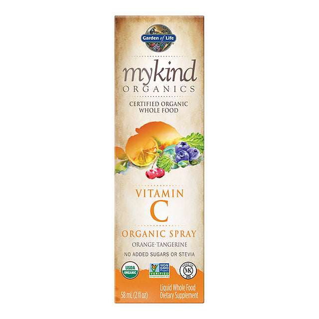 가든오브라이프 유기농 마이카인드 비타민C 스프레이 - 오렌지 귤맛 58 ml